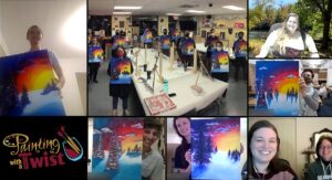 Painting with a Twist at Home